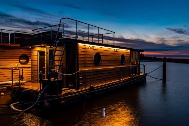 Hausboot Fjord Polaris Mit Biosauna In Барт Екстериор снимка